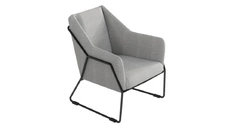 Fotel z metalowymi nogami tapicorwany - 4.jpg