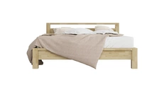 Łóżko z drewna dębowego o grubych nogach GRAND 1.jpg