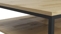 Stolik drewniany z drewnianą półką 80x80 3.jpg