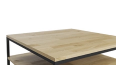 Stolik drewniany z drewnianą półką 80x80 5.jpg